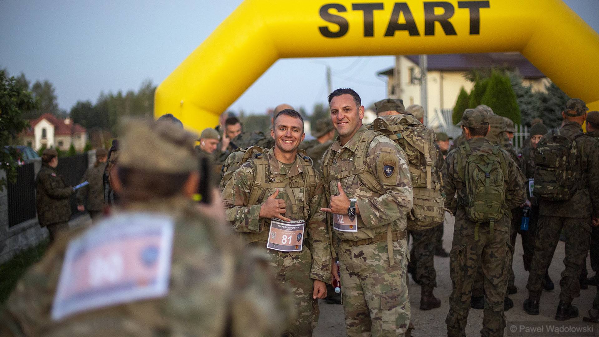 W Giełczynie żołnierze zmierzyli się w biegu Norwegian Foot March [zdjęcia]