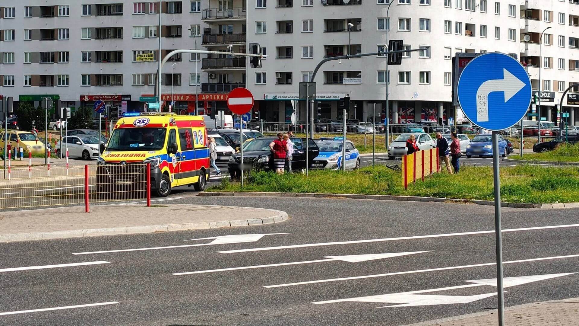 Wypadek na Wierzbowej w Białymstoku. Dziecko trafiło do szpitala