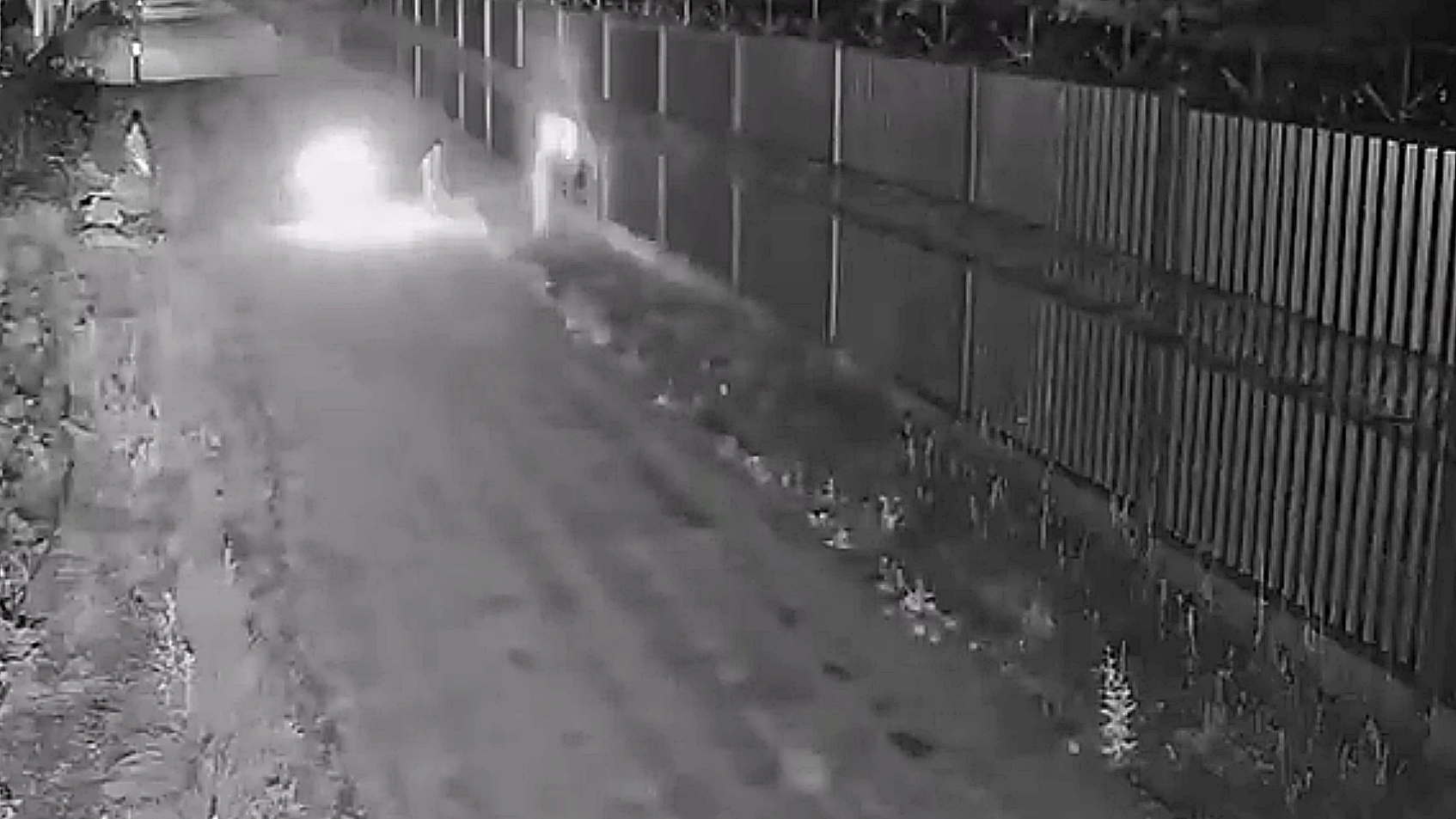 Granica polsko-białoruska. Żołnierze i strażnicy graniczni zaatakowani koktajlem mołotowa