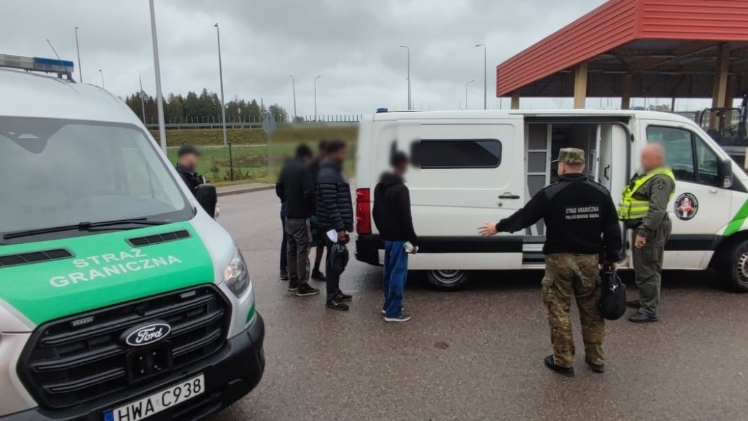 13 obywateli Somalii zatrzymanych na polsko-litewskiej granicy