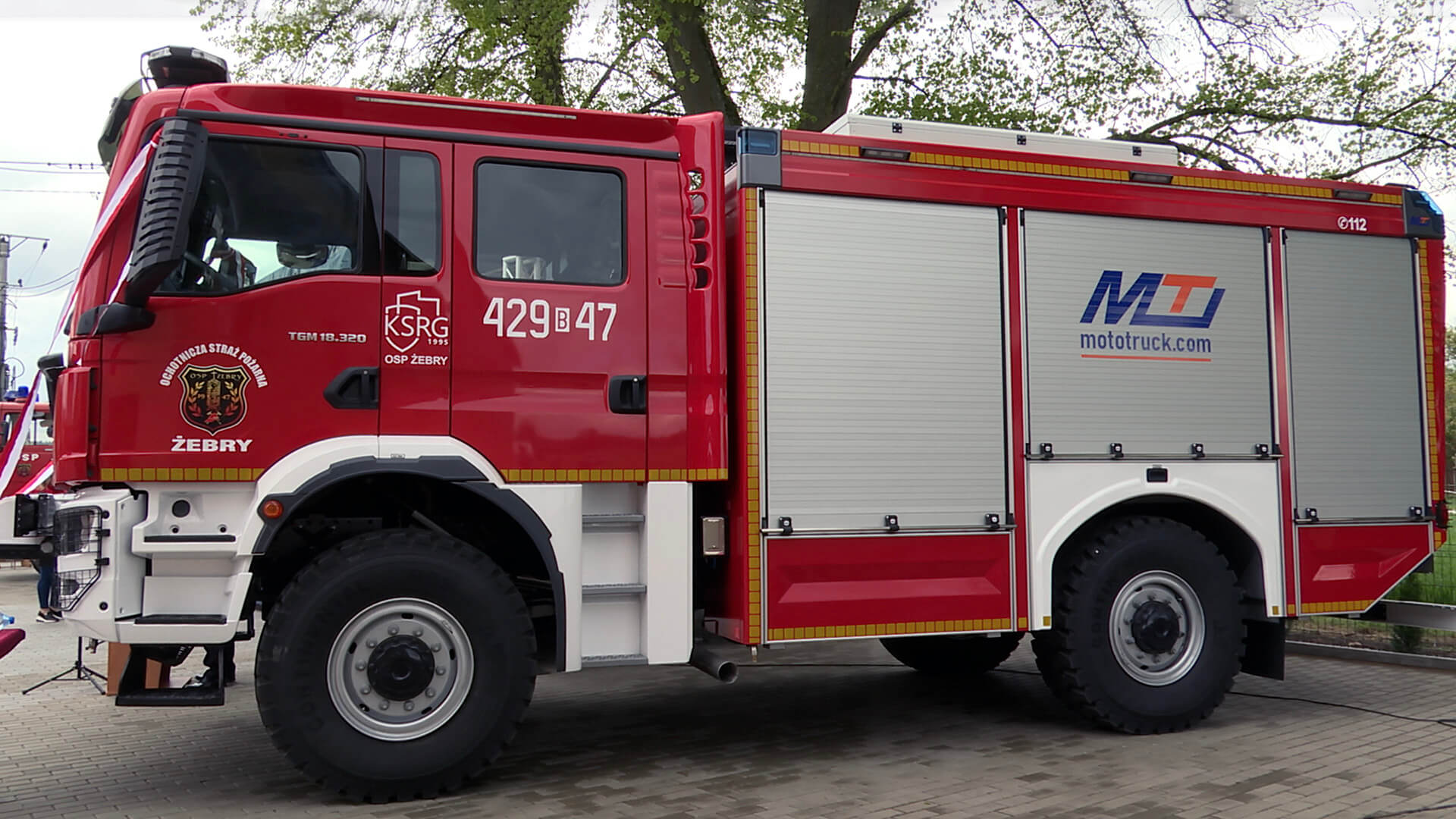 OSP Żebry ma nowy wóz strażacki