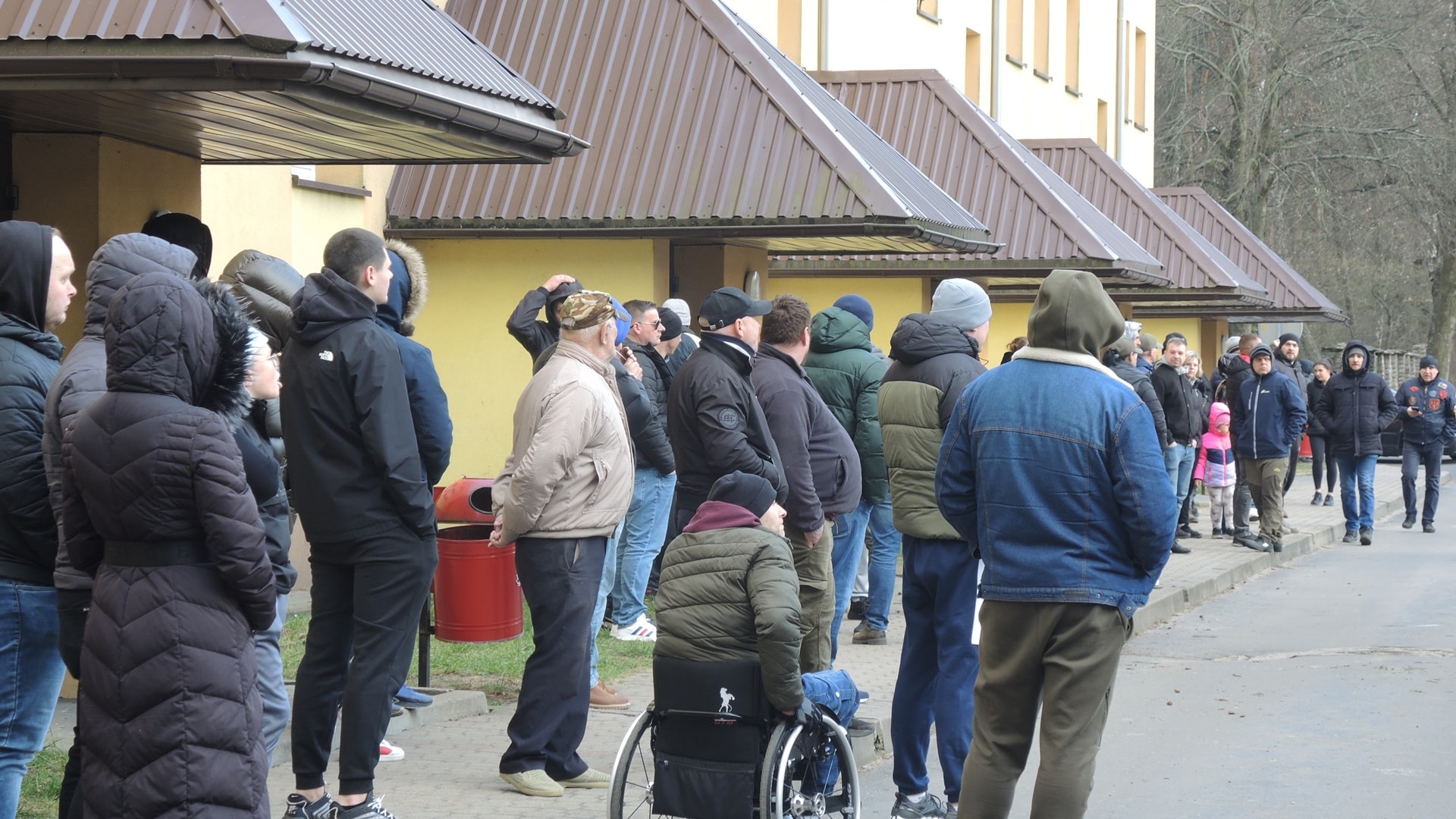 Nielegalni migranci w centrum uwagi. Protest w Czerwonym Borze