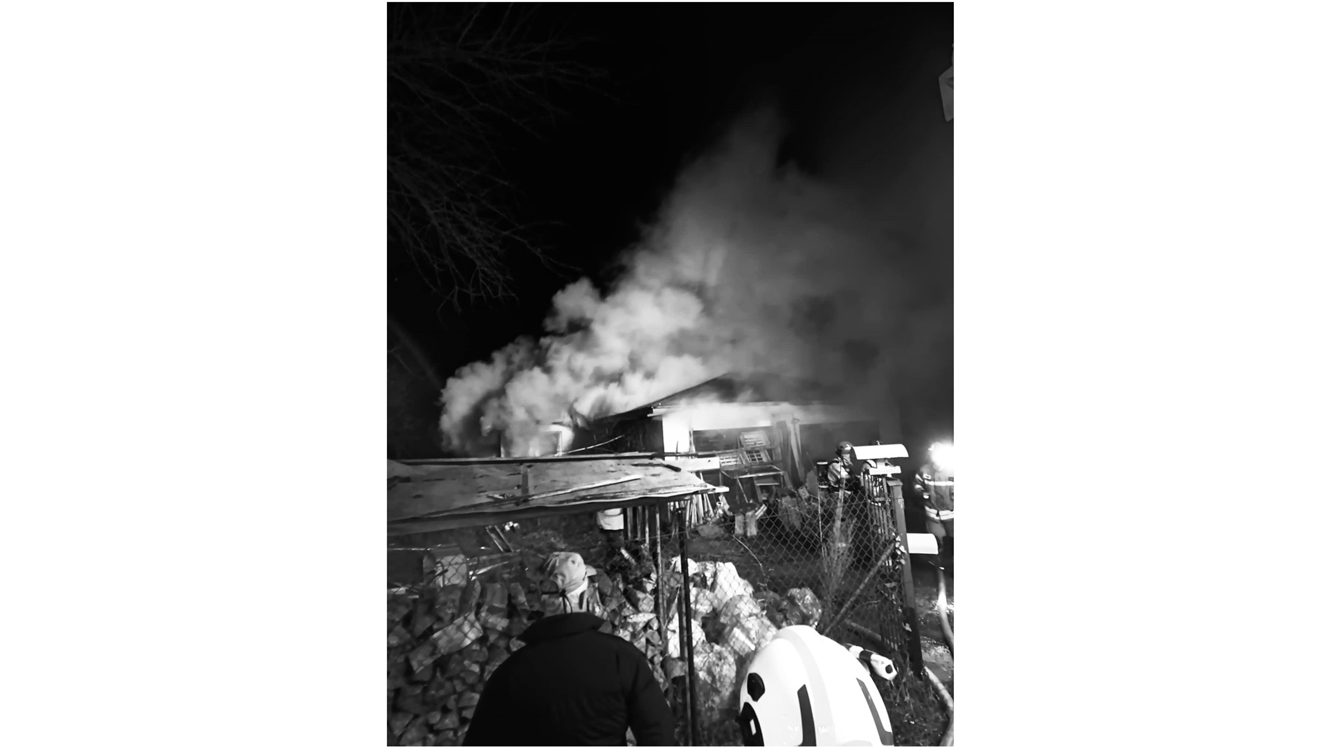 70-letni mężczyzna zginął w pożarze domu w Dobrzyniewie Dużym niedaleko Białegostoku