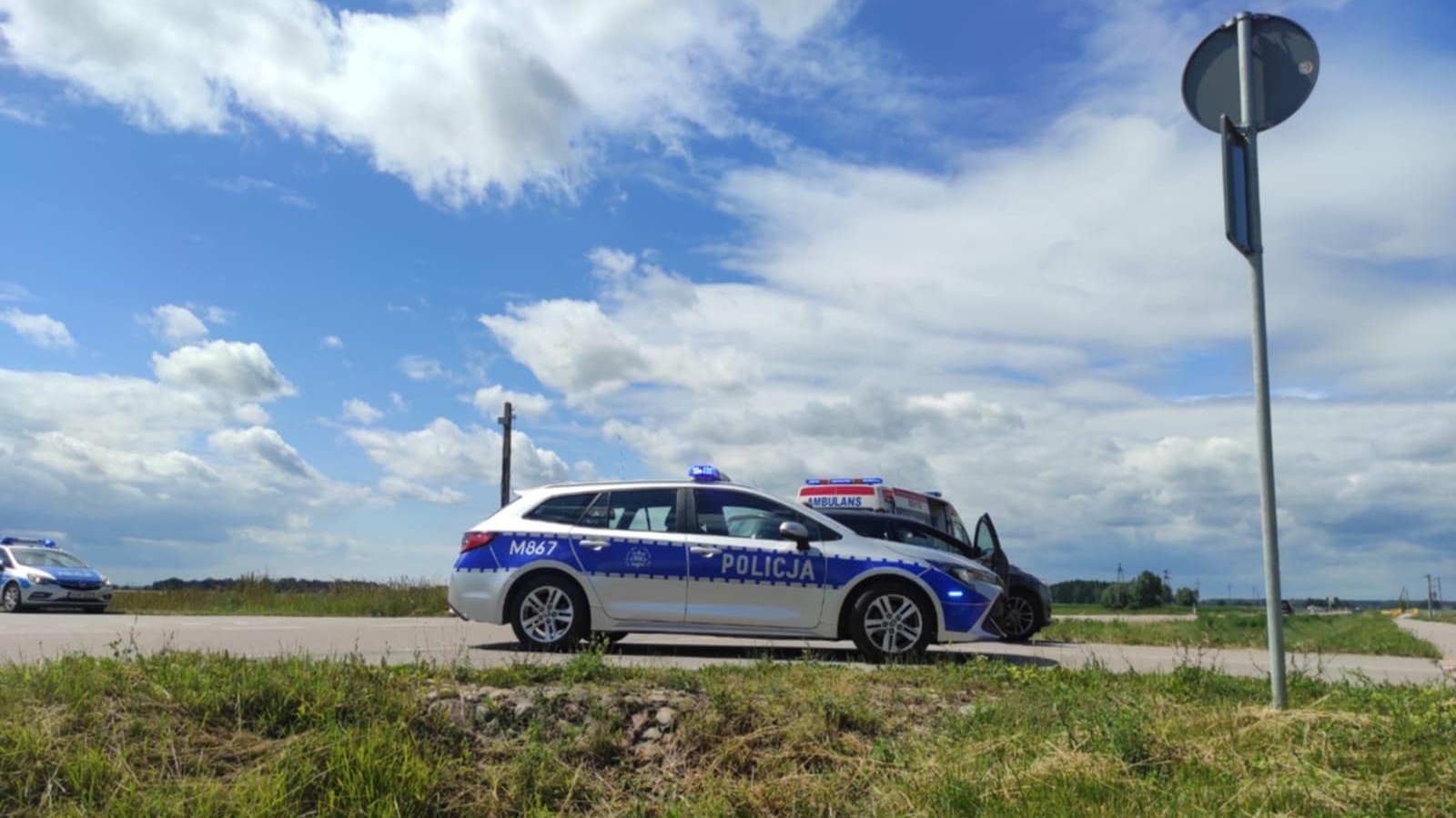 Karambol na DK 66. Pięć osób rannych