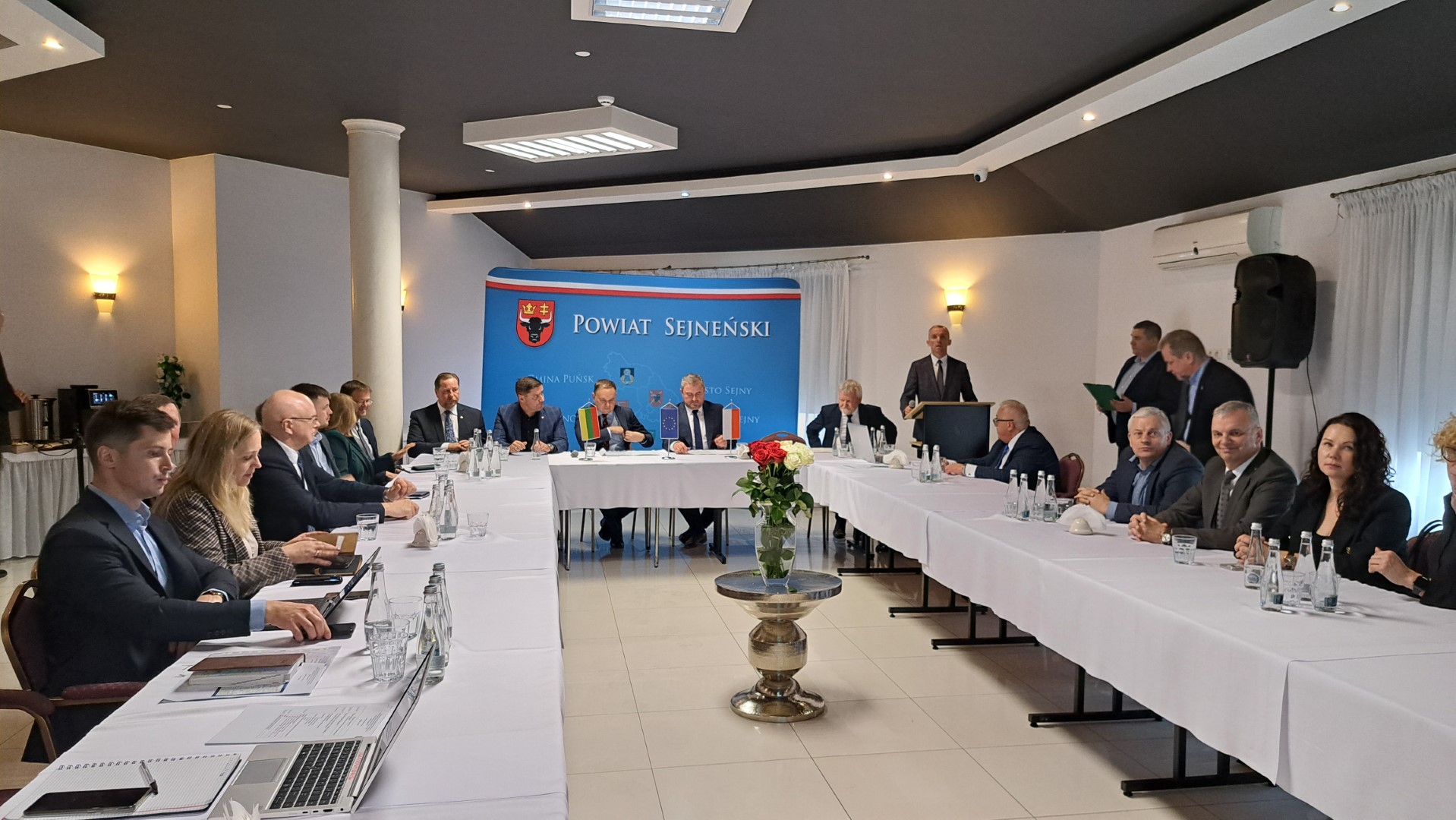 W Sejnach spotkali się samorządowcy polscy i litewscy - rozmawiali o budowie dróg