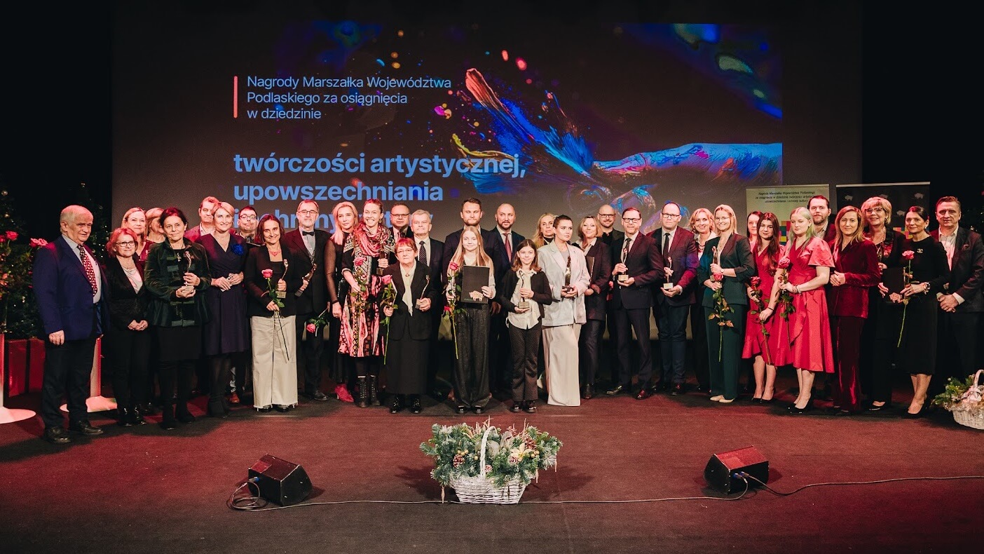 Zasłużeni twórcy otrzymali nagrody marszałka województwa podlaskiego