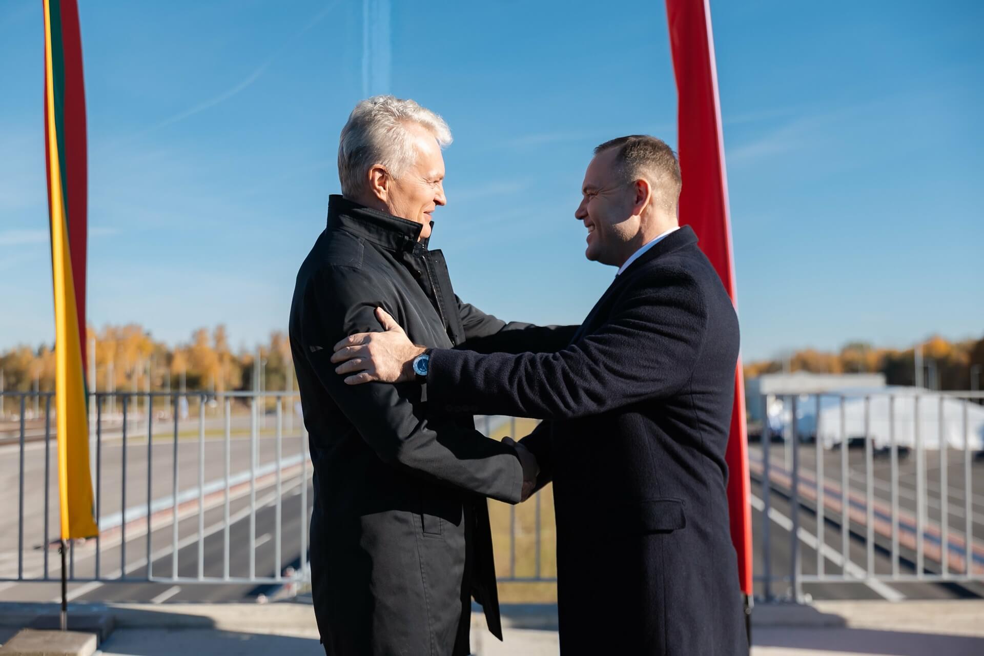 Prezydenci Polski i Litwy uroczyście otworzyli trasę Via Baltica