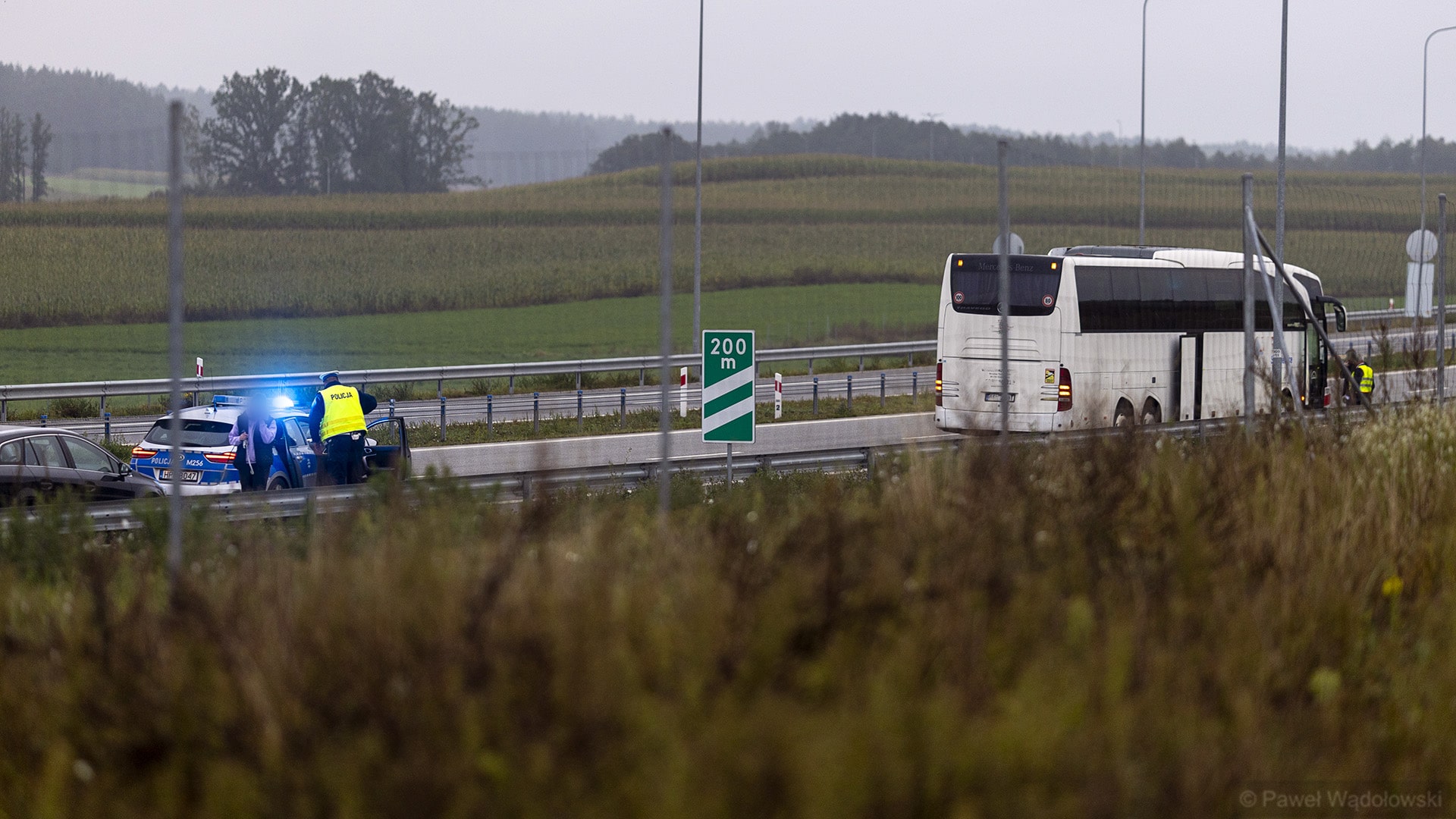 Śmiertelny wypadek na trasie S61 w okolicach Kisielnicy