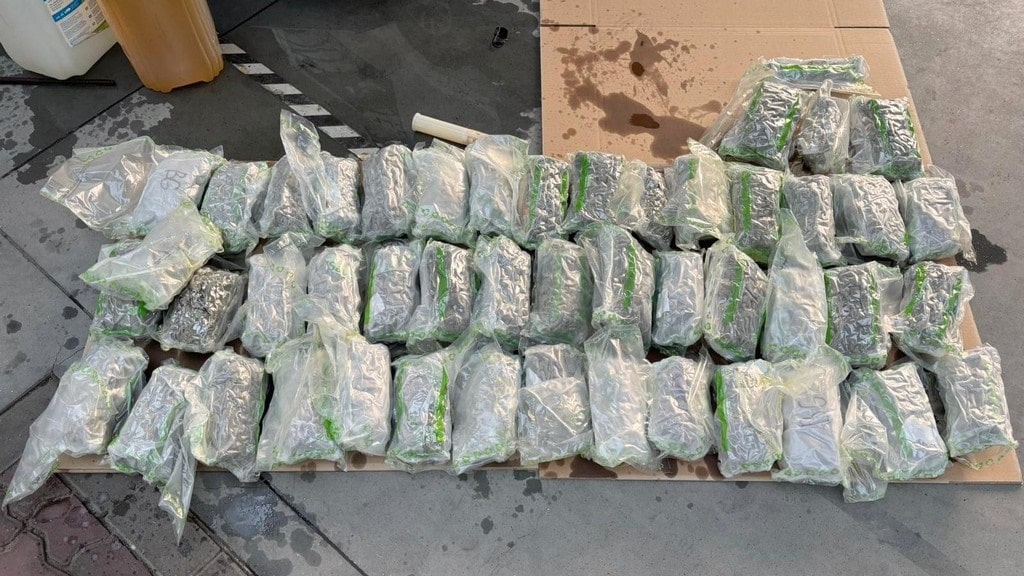 12,5 kg marihuany w baku dostawczaka. Podlaska KAS przechwyciła narkotyki w Suwałkach