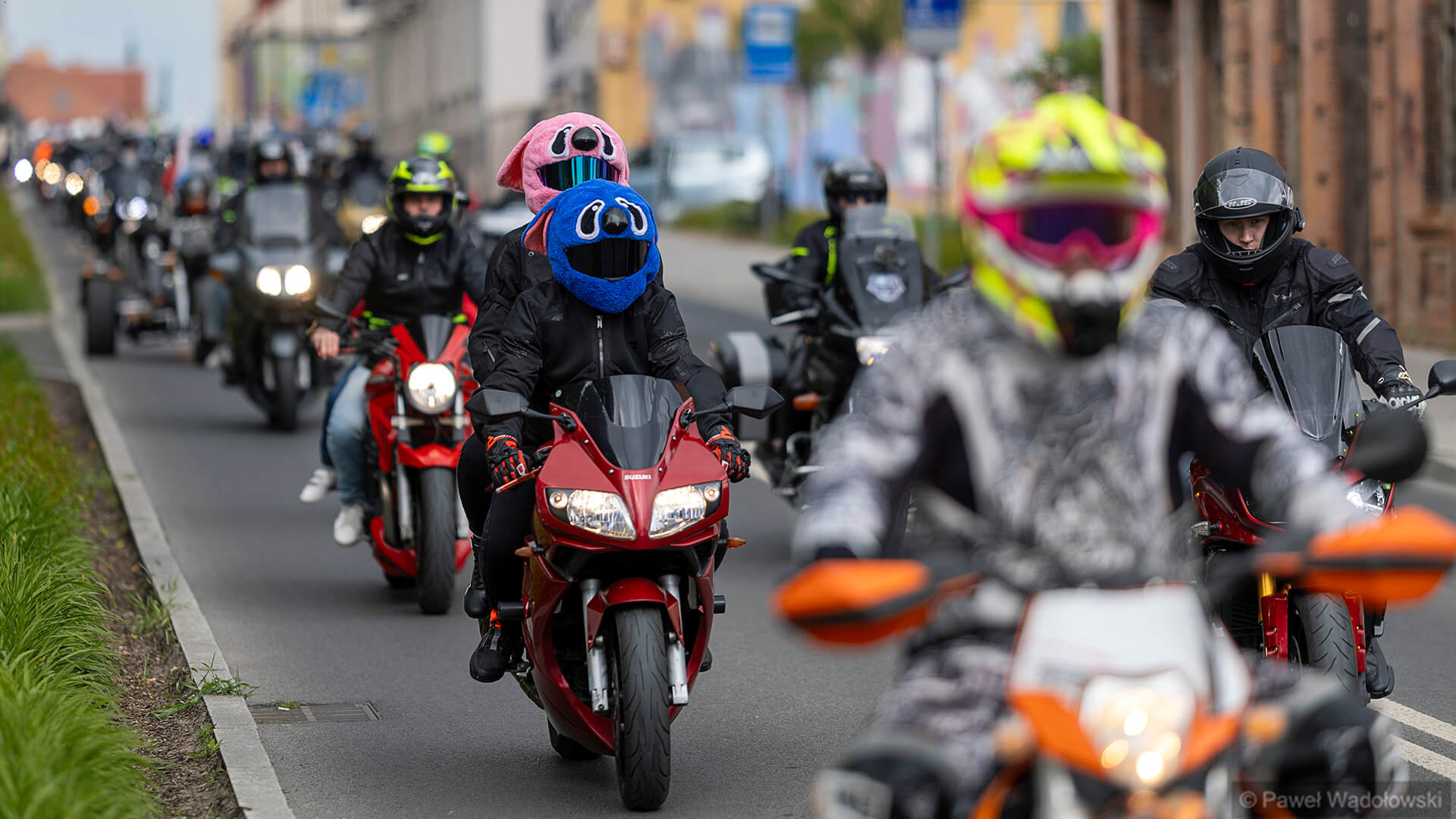 MotoSerce w Łomży - zbiórka krwi, parada motocykli i koncerty [zdjęcia, wideo]