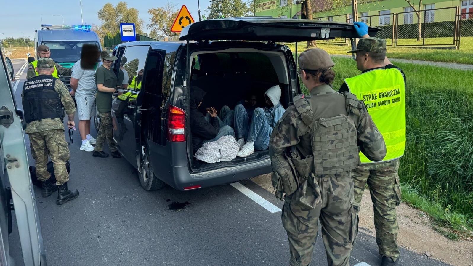 Etiopczycy nielegalnie przekroczyli granicę polsko-litewską. Wiózł ich Ukrainiec