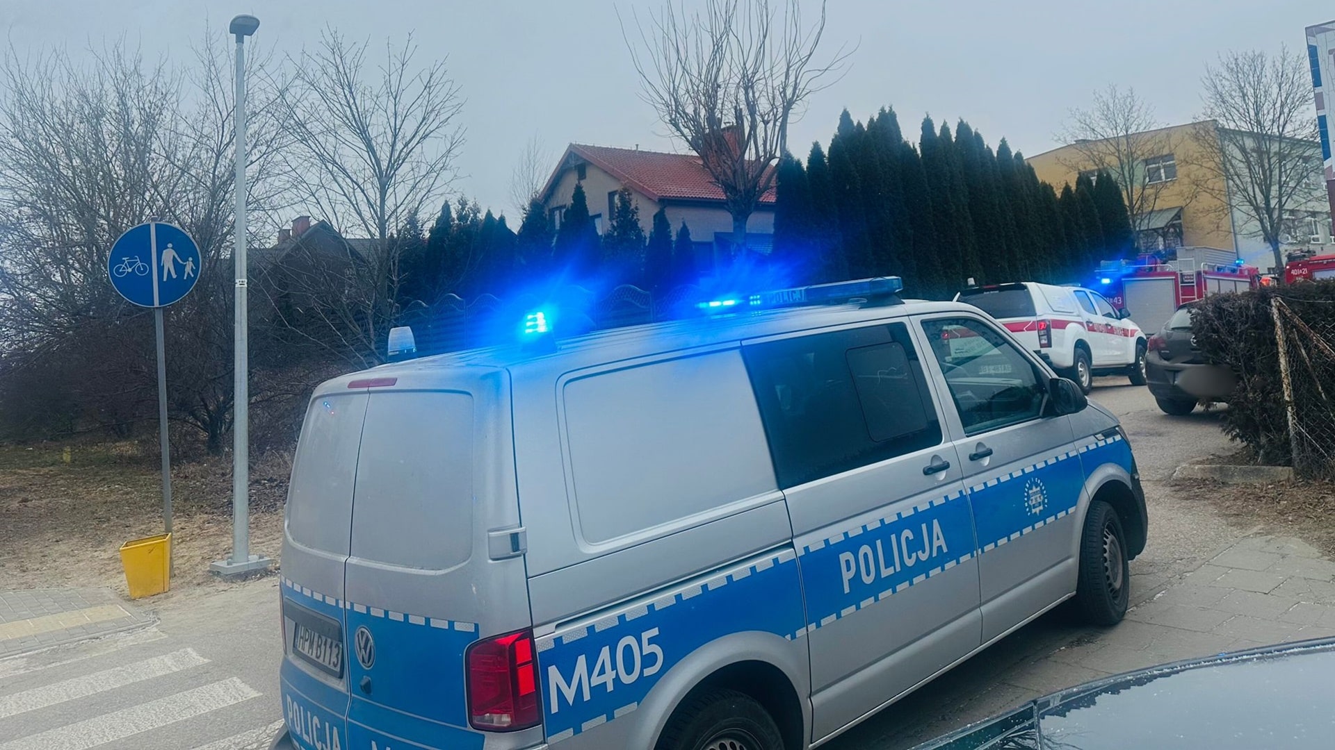 W Augustowie samochód uderzył w cztery nastolatki