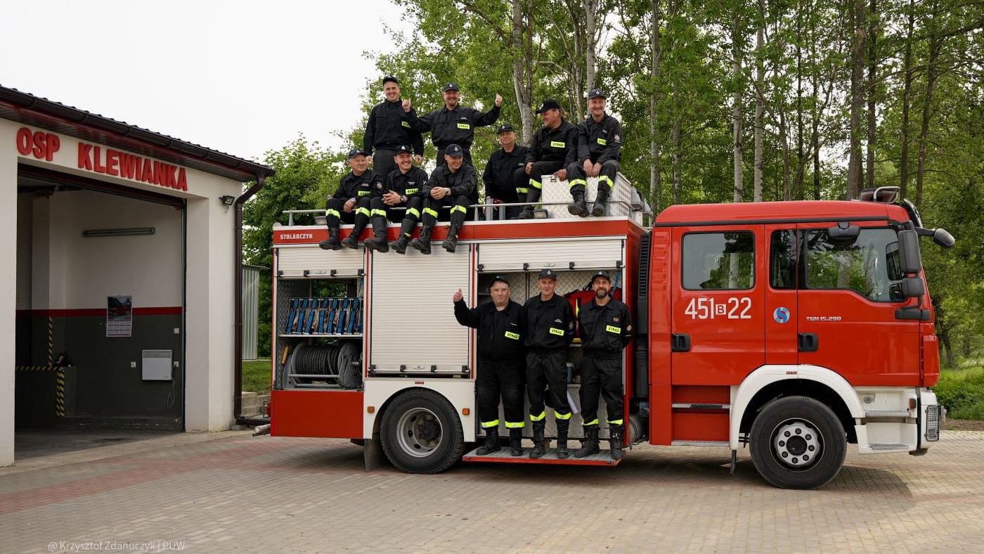 Strażacy z Klewianki znów w gotowości - mają nowy samochód