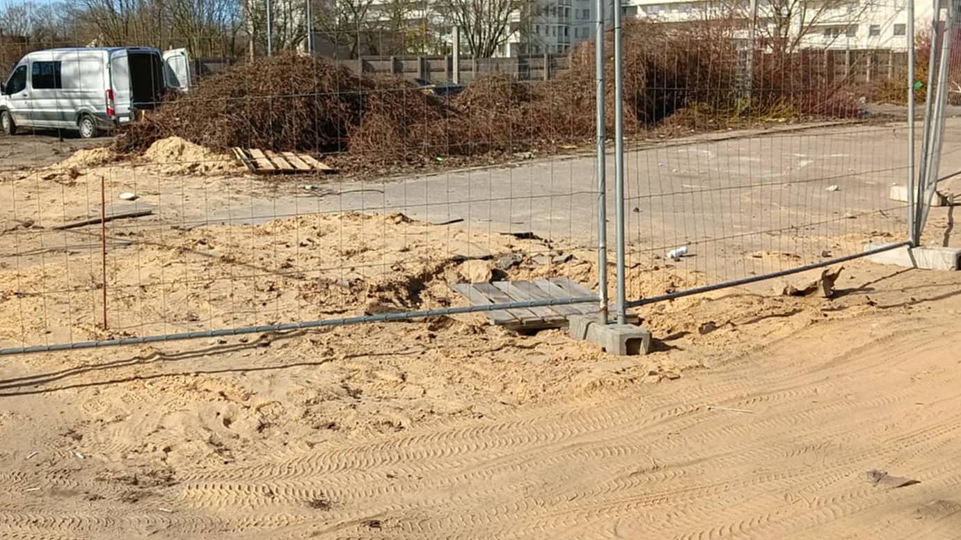 Na placu budowy przy ul. Młynowej w Białymstoku znaleziono fragmenty kości