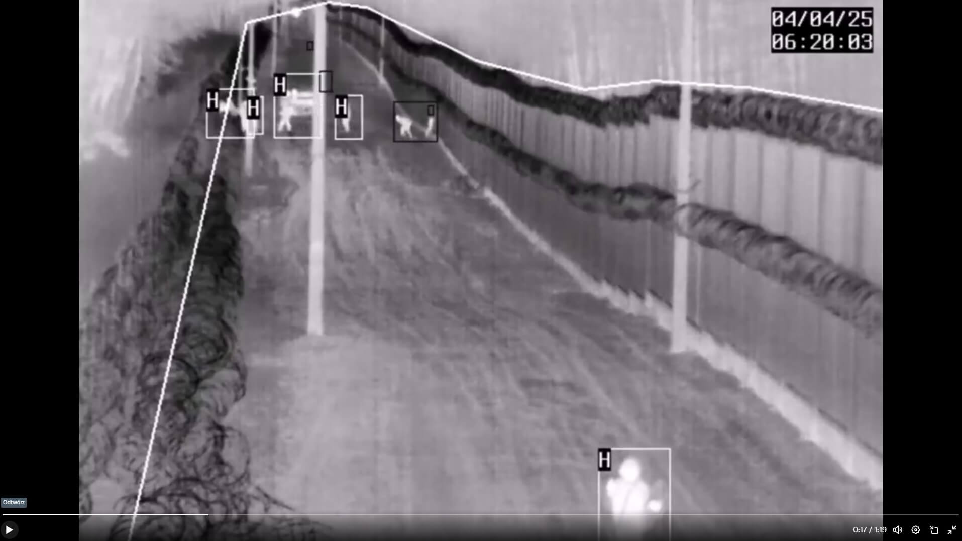 Grupa migrantów przedostała się do Polski