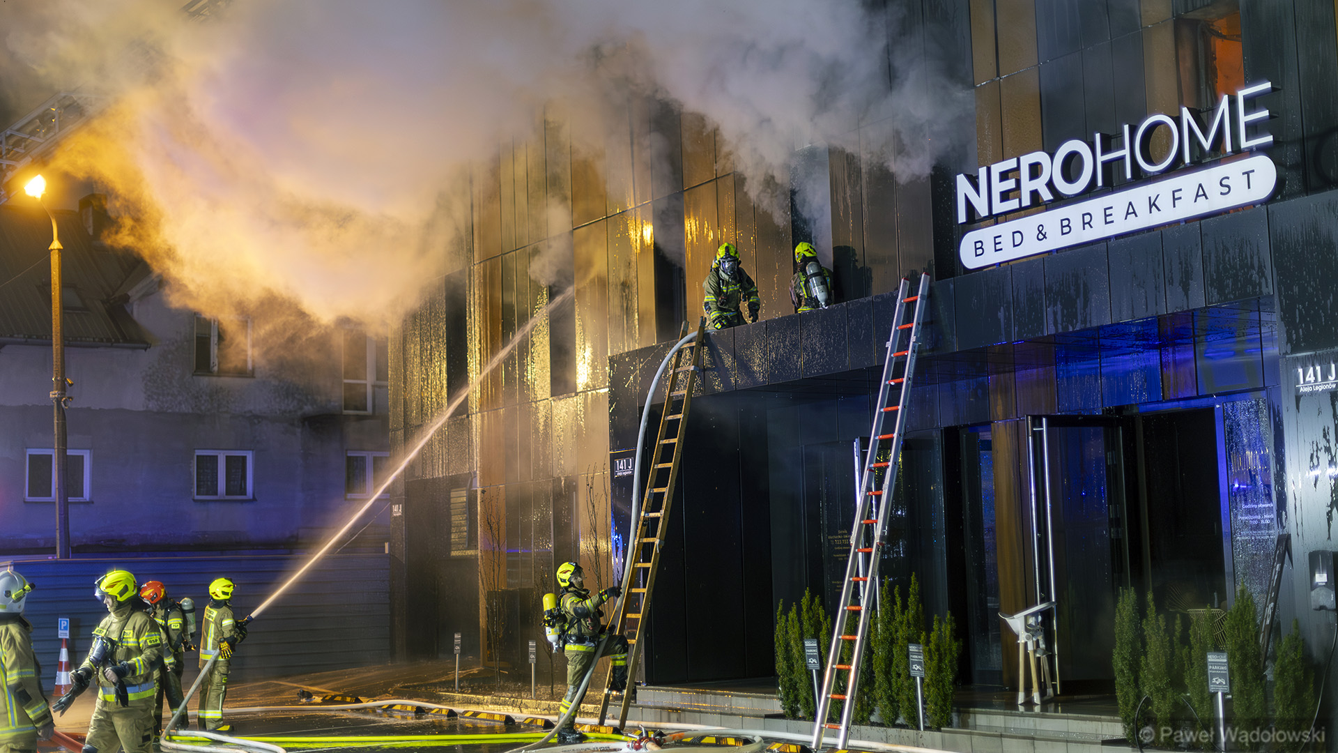 Sprawę pożaru przy Alei Legionów w Łomży przejęła Prokuratura Okręgowa. Możliwe podpalenie