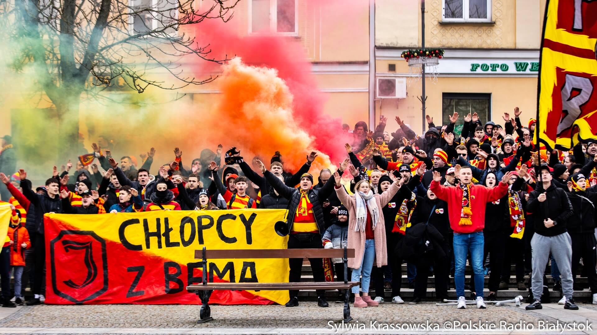 Kibice Jagiellonii Białystok obchodzą Święto Ultry [zdjęcia, wideo]