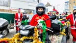 Finał akcji "MotoMikołaje" 2023 w Białymstoku, fot. Sylwia Krassowska