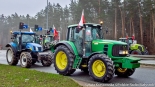 Protest rolników w Kleosinie, fot. Sylwia Krassowska