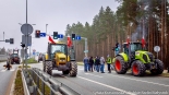 Protest rolników w Kleosinie, fot. Sylwia Krassowska