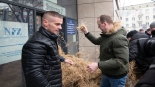 Protest rolników w Białymstoku. fot. Barbara Sokolińska