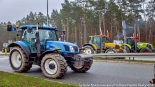 Protest rolników w Kleosinie, fot. Sylwia Krassowska