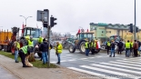 Protest rolników w Kleosinie, fot. Sylwia Krassowska