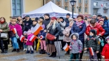 Akcja "Niepodległa do hymnu" w Białymstoku, fot. Sylwia Krassowska