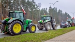 Protest rolników w Kleosinie, fot. Sylwia Krassowska