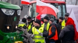 Protest rolników w Marianowie, fot. Paweł Wądołowski