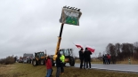 Protest rolników i przedstawicieli branży drzewnej w Korycinie, fot. Marcin Gliński