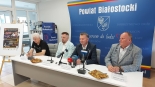 Konferencja przed 28. Światowymi Mistrzostwami w Pieczeniu Babki i Kiszki Ziemniaczanej w Supraślu, 26.07.2024, fot. Grzegorz Pilat
