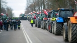 Protest rolników w Marianowie, fot. Paweł Wądołowski