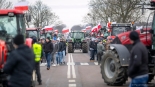 Protest rolników w Marianowie, fot. Paweł Wądołowski