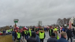 Protest rolników i przedstawicieli branży drzewnej w Korycinie, fot. Marcin Gliński