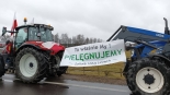 Protest rolników i przedstawicieli branży drzewnej w Korycinie, fot. Marcin Gliński