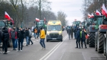 Protest rolników w Marianowie, fot. Paweł Wądołowski