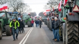 Protest rolników w Marianowie, fot. Paweł Wądołowski