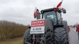 Protest rolników i przedstawicieli branży drzewnej w Korycinie, fot. Marcin Gliński