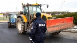 Protest rolników w Jeżewie Starym, fot. Adam Janczewski