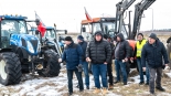 Protest rolników w Jeżewie Starym, fot. Adam Janczewski