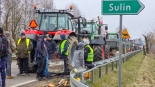 Protest rolników w Wiźnie, fot. Paweł Wądołowski