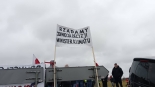 Protest rolników i przedstawicieli branży drzewnej w Korycinie, fot. Marcin Gliński