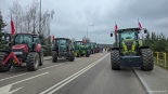 Protest rolników w gminie Nowogród, fot. Paweł Wądołowski