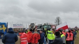 Protest rolników i przedstawicieli branży drzewnej w Korycinie, fot. Marcin Gliński