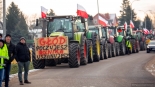 Protest rolników w Marianowie, fot. Paweł Wądołowski