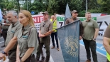 Leśnicy pikietowali przed Podlaskim Urzędem Wojewódzkim w Białymstoku, 12.07.12, źródło: Protest Branży Drzewnej