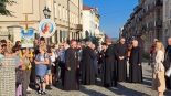 Po raz 40. z Łomży wyruszyła piesza pielgrzymka do Częstochowy, 1.08.2024, fot. Adam Dąbrowski