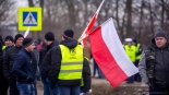 Protest rolników w Marianowie, fot. Paweł Wądołowski
