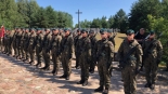 79. rocznica Obławy Augustowskiej - uroczystości w Gibach, 12.07.2024, fot. Karol Prymaka